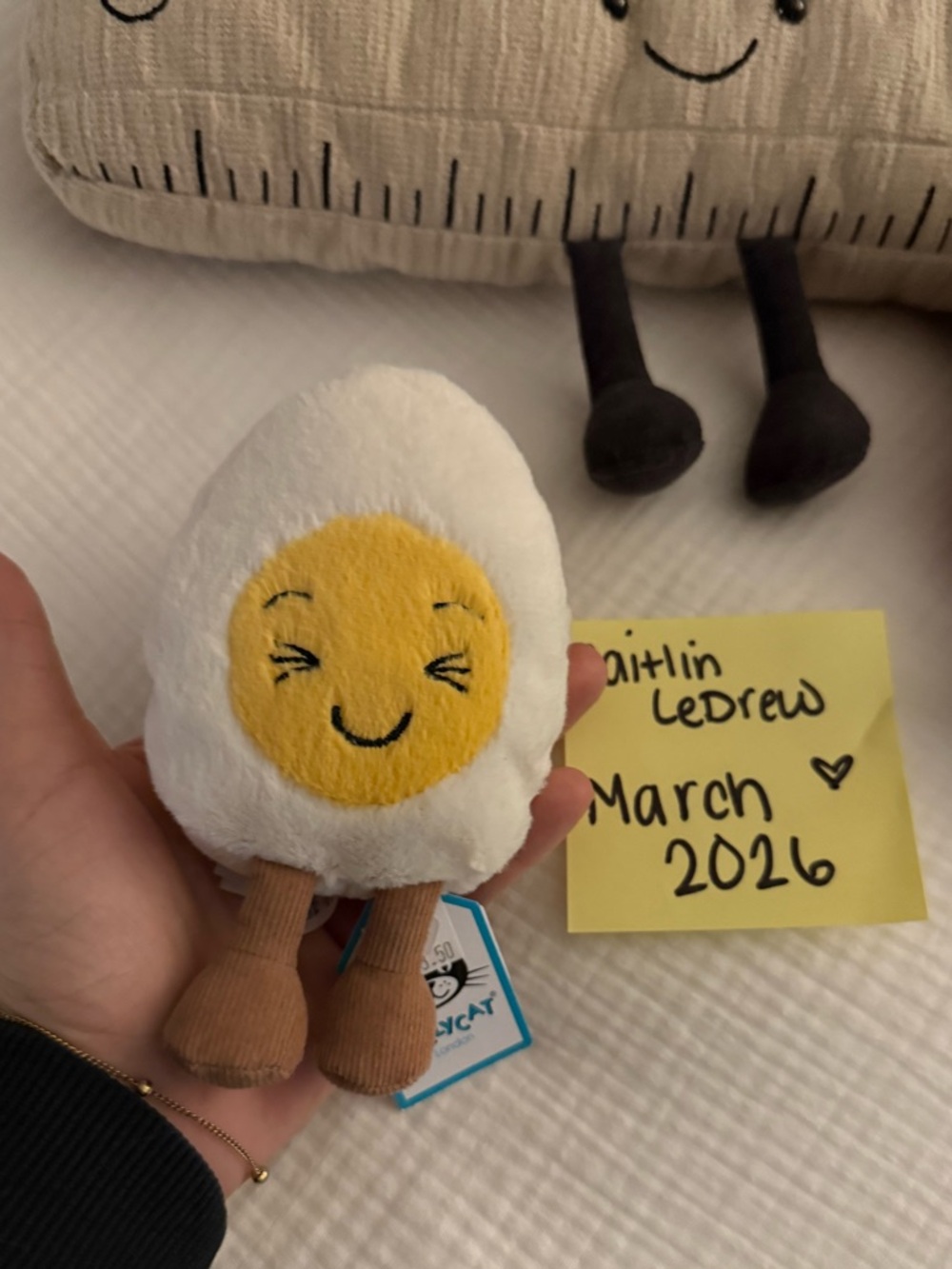 Laughing Boiled Egg Jellycat NWT